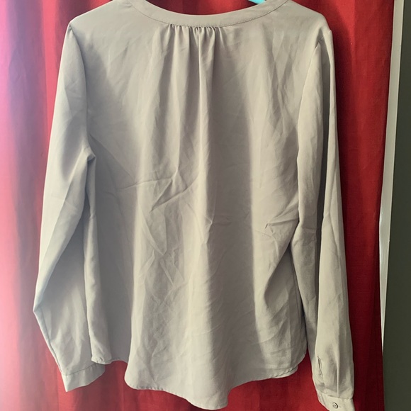 Pins & Needles gray button up top - Picture 6 of 6